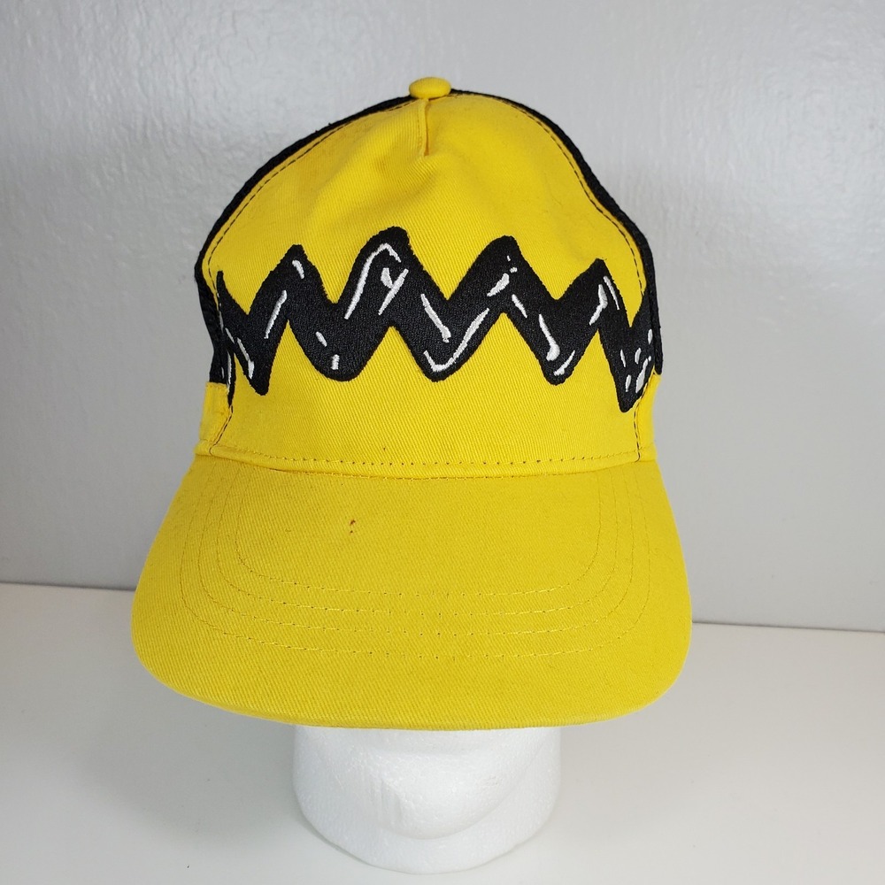 Charlie Brown T Shirt Yellow Trucker Mesh Snapback Cap Hat 2015 Peanuts Snoopy
